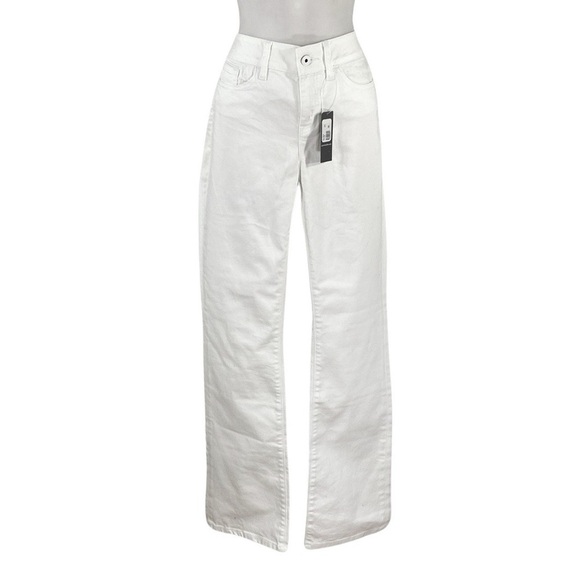 NWT Yummie White Mid Rise Slimming Slim Boot Jeans 30 - Picture 2 of 11